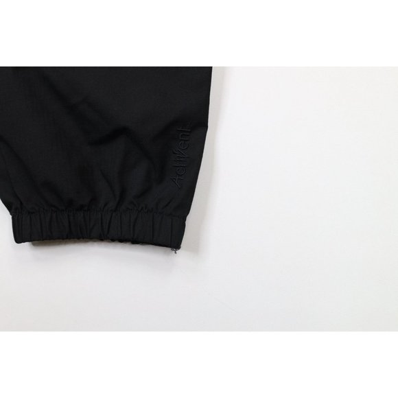 Vintage 90s InSport Mens Large Waterproof Cuffed Joggers Jogger Pants Black USA - Picture 5 of 12